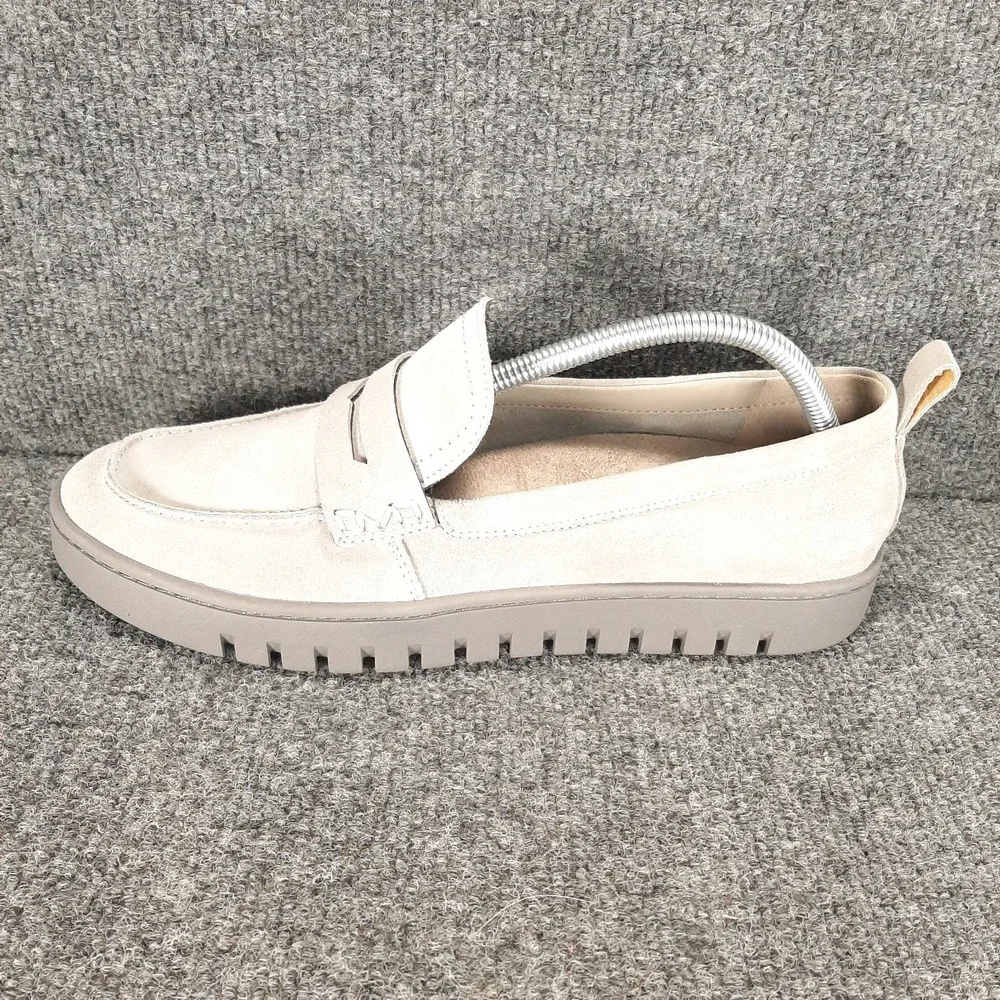 Vionic Uptown Women's 11 Leather Loafers – Orthotic Arch Support VIO MOTION Gray - Picture 9 of 16